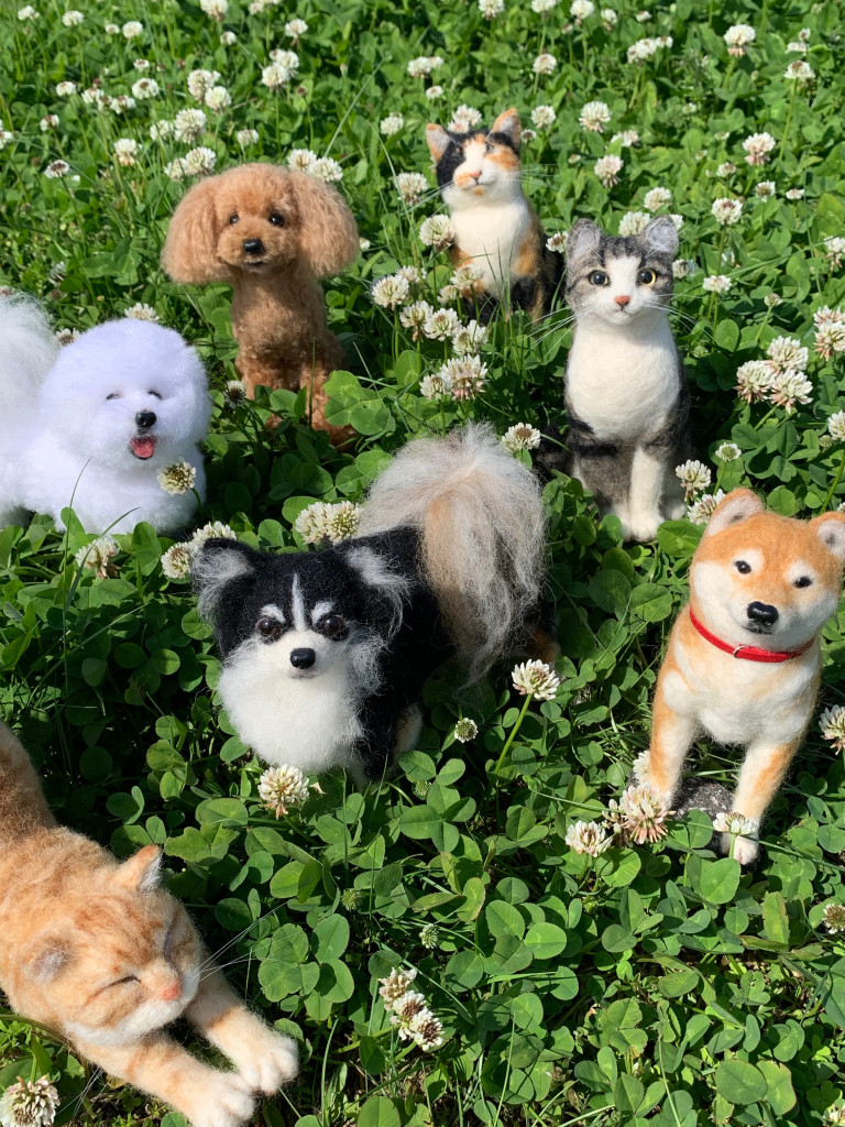 10月NEWトピックス②】中山みどり監修「羊毛フェルトで愛犬・愛猫を作